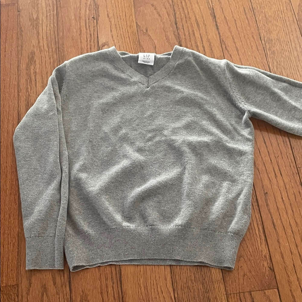 GAP Kids Gray organically grown cotton.